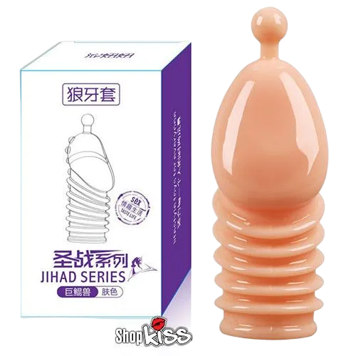 Bumpy Beaded Sleeve Enhancer Ultra Realistic Penis Extension