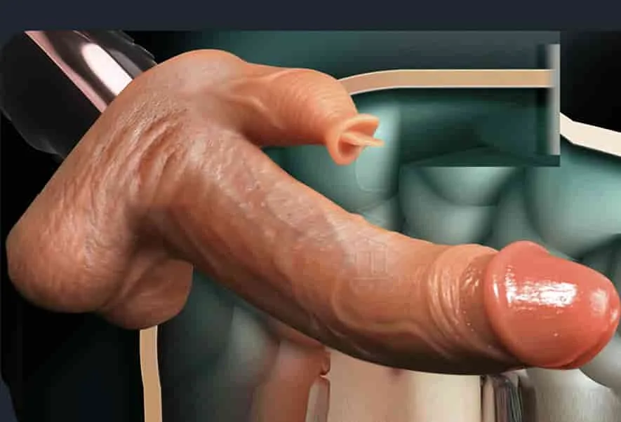 SHP1372 Heated Vibrating Tongue Licking Anal Dildo 30 Modes Japan — photo 3