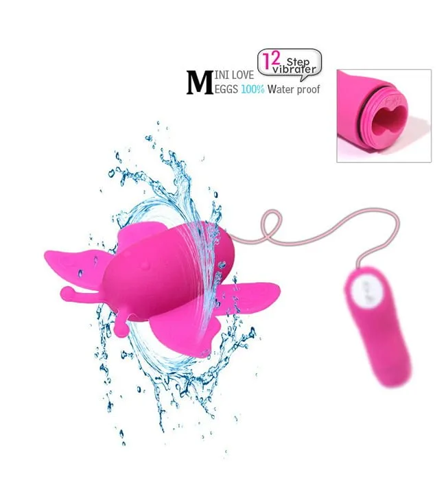 ButterFly SHP1212 Mini Vibrator ABS Silicone Japan Strong Vibration Toy — photo 2