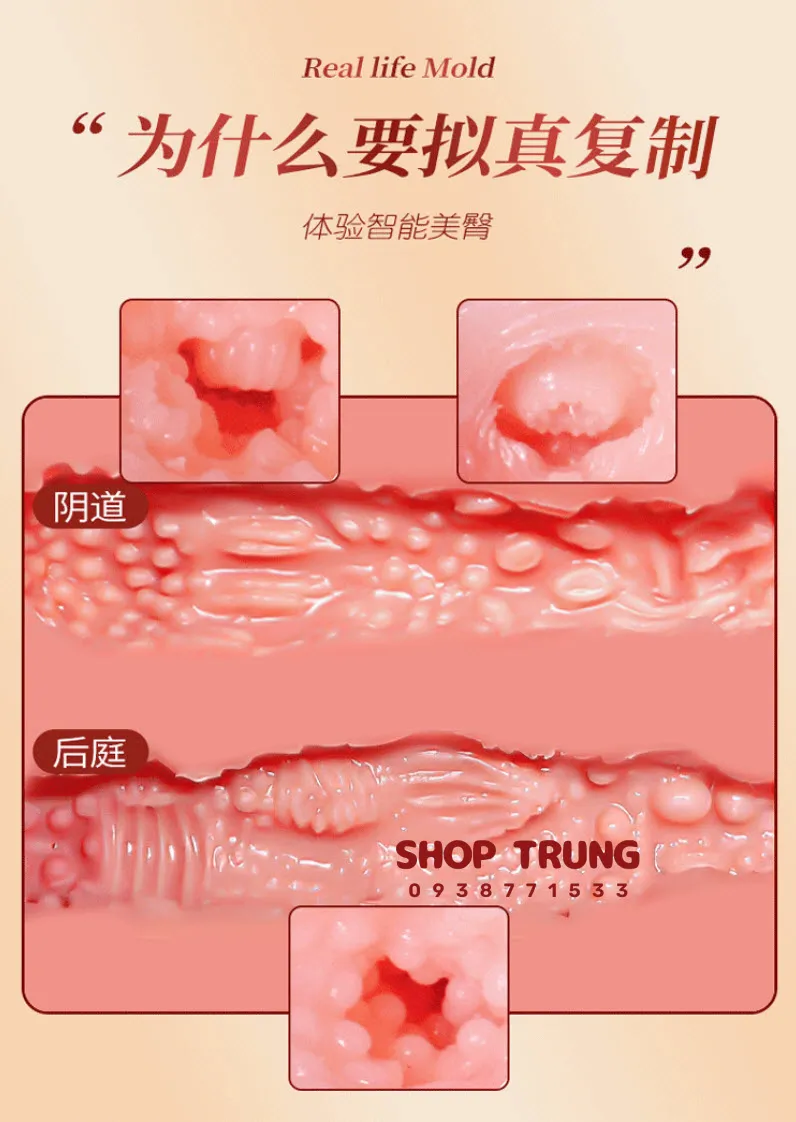 Mini Half Body Realistic Silicon Doll Vibrate Moan Suck Heated — photo 4