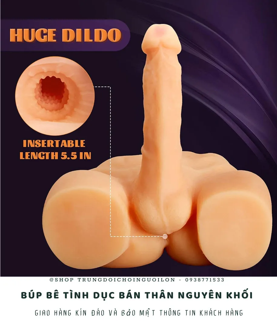 Realistic Male Half-Body Love Doll TPE Silicone 28.9cm — photo 3