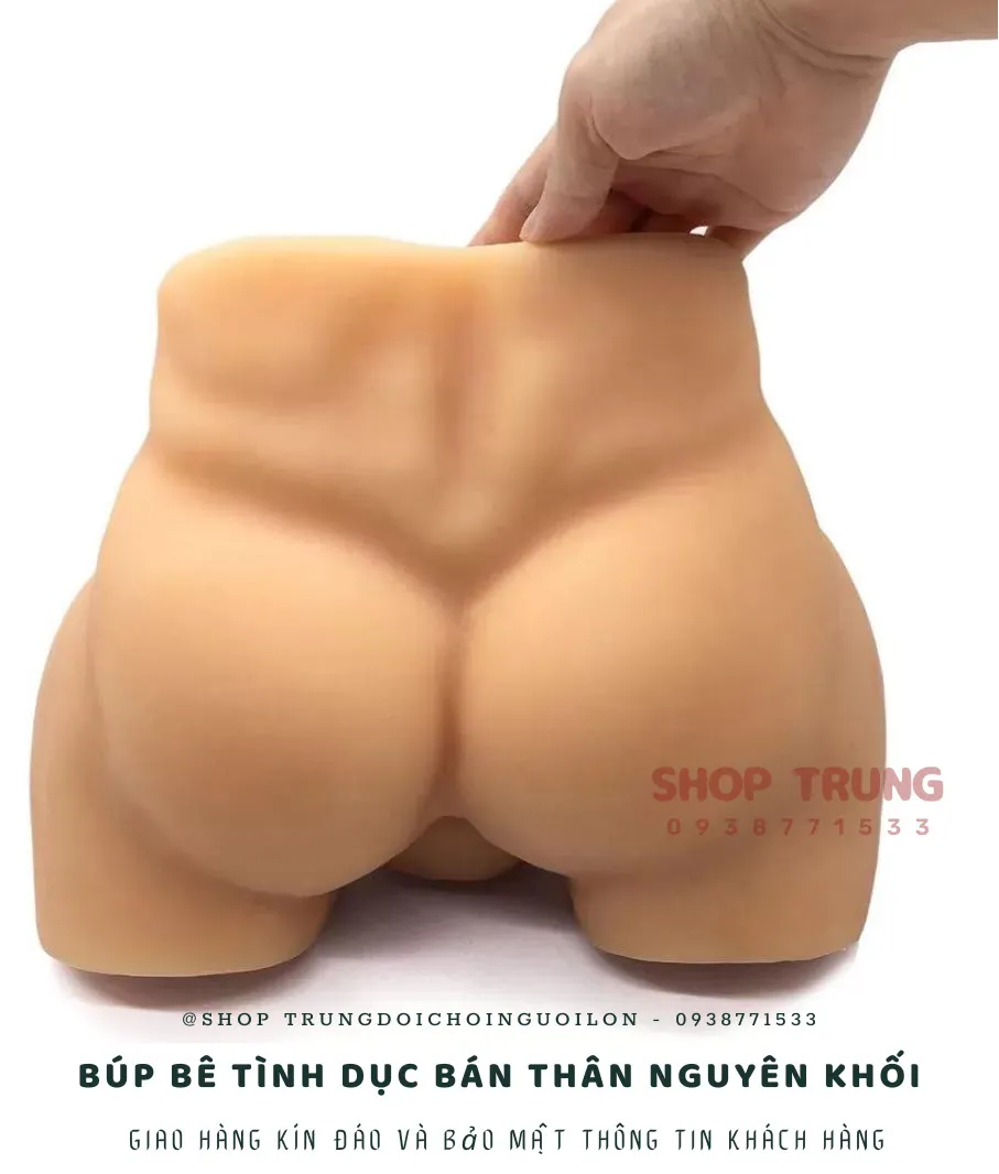 Realistic Male Half-Body Love Doll TPE Silicone 28.9cm — photo 5