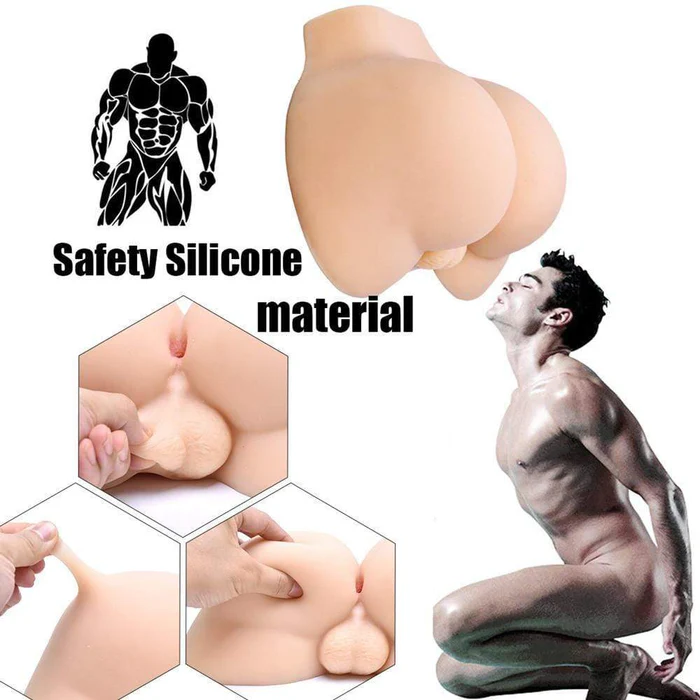 3D Half-Body Male Silicone Sex Doll Realistic Toy — photo 5
