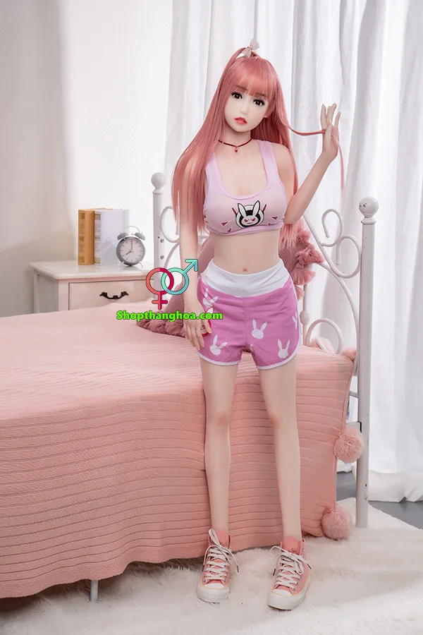Aiomi Doll Pink Hair 148-168cm Female Realistic Love Doll — photo 4