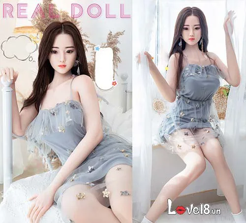 Platinum Silicone 1.58m Blonde Hair Sex Doll Real Touch — photo 2