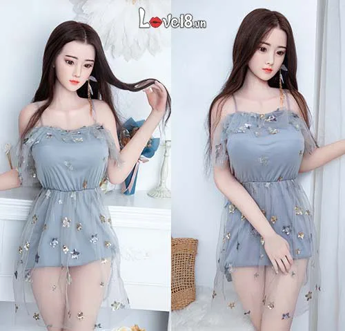 Platinum Silicone 1.58m Blonde Hair Sex Doll Real Touch — photo 3