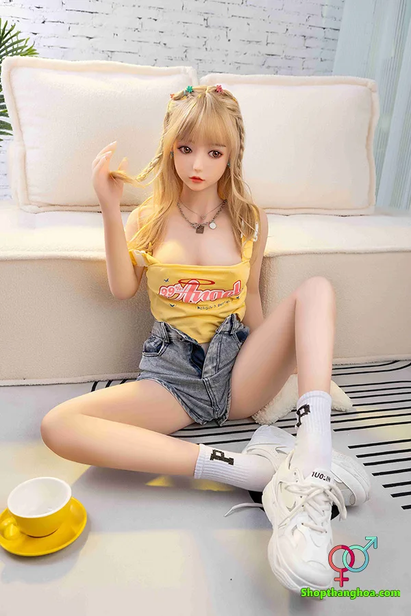 Aiomi Blonde Silicone Love Doll Cute Affordable 160cm — photo 7