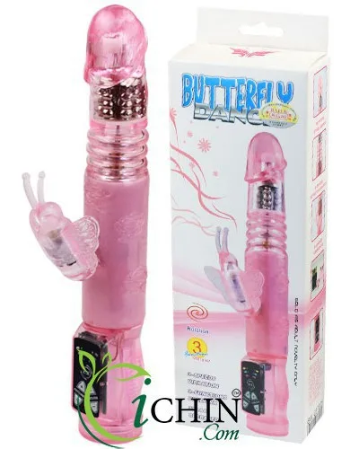 Crazy Rabbit Butterfly Vibrating Rotating Thrusting Toy for Women — photo 3