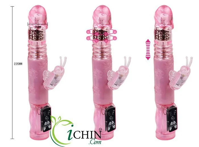 Crazy Rabbit Butterfly Vibrating Rotating Thrusting Toy for Women — photo 6