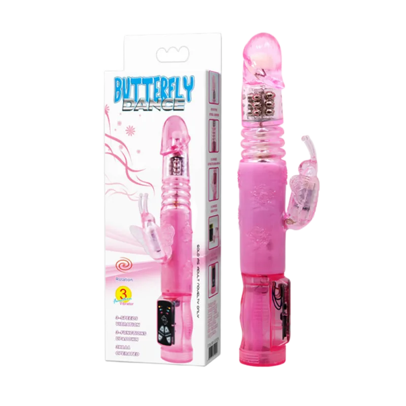 Butterfly Dance Multi-Function Vibrating Thrusting Toy
