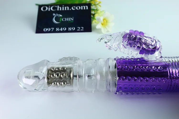 Soft Butterfly Vibrating Rotating Thrusting Dildo for Women — photo 6
