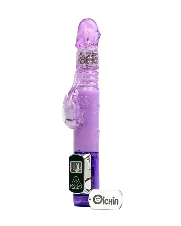 Butterfly LCD High-Tech Vibration & Thrusting Toy for Asian Sizes