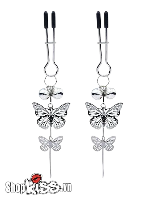 Butterfly Nipple Clamps Sexy Breast Enhancer BDSM Gear