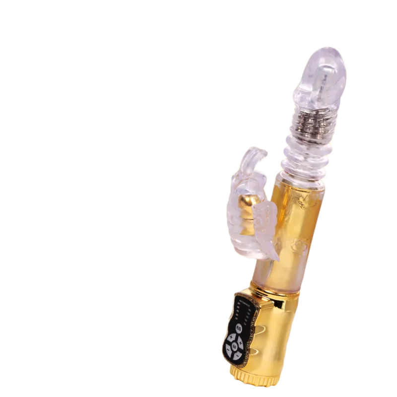 Butterfly & Rabbit Multi-Function Silicone Vibe with 360° Spin