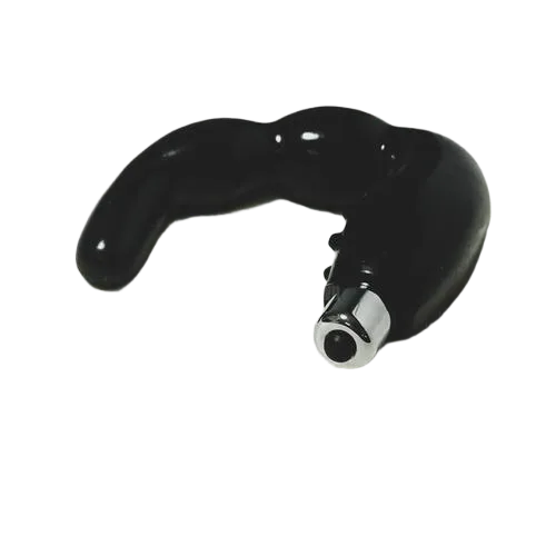 C-Shaped Anal Vibrator with Textured Surface for Gay Men