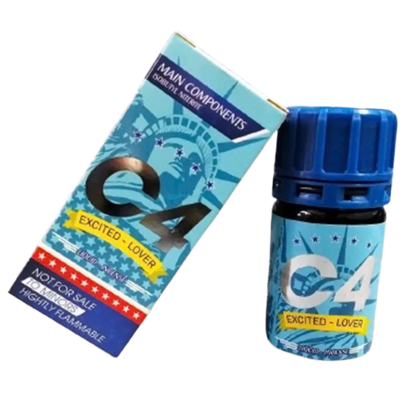 C4 USA Excited Lover 40ml Strong Energizing Poppers Yellow