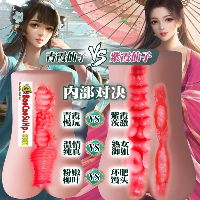 Thanh Ha Twin Soft Squeeze Handheld Realistic Female Vaginas — photo 2