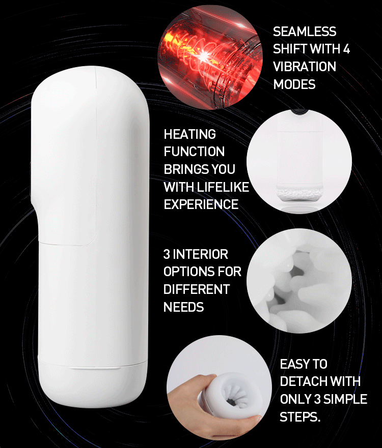 TRYFUN SOUL Series Black Hole Auto Suction Masturbation Cup — photo 4