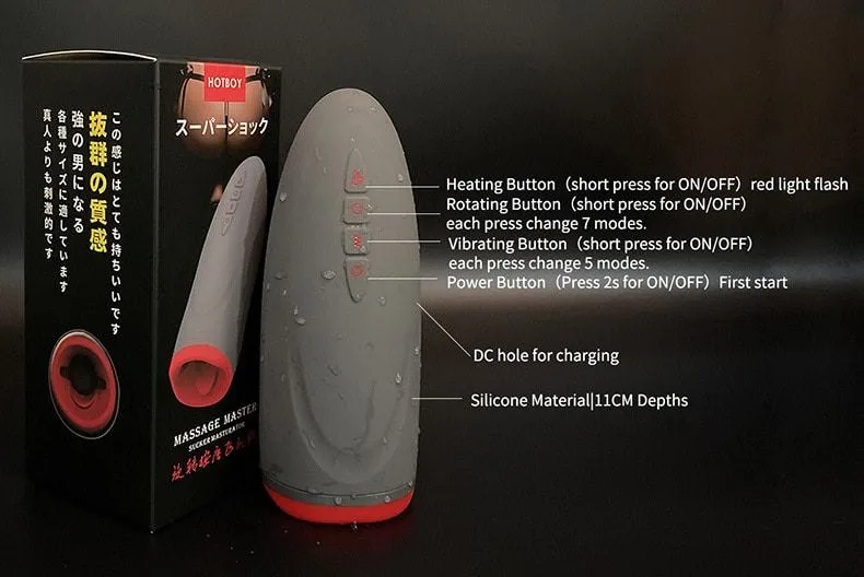 Hotboy Furious Fire Rotating Heated High-End Masturbation Cup — photo 3