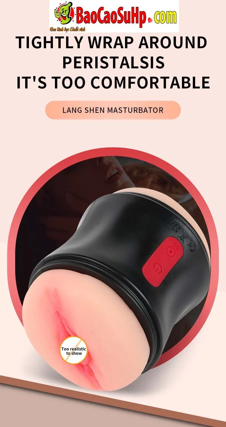 Fantasy Lover Langshen Double-Ended Vibrating Cup – 10 Modes Fun — photo 6