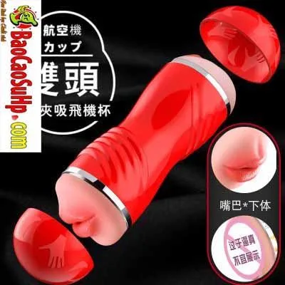 Long Menstrong 5D Dual-End Masturbation Cup Realistic Tight Texture — photo 5