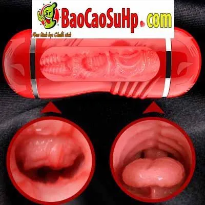 Long Menstrong 5D Dual-End Masturbation Cup Realistic Tight Texture — photo 6