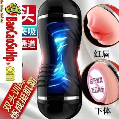Long Menstrong 5D Dual-End Masturbation Cup Realistic Tight Texture — photo 4