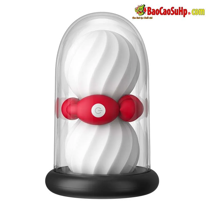 COC Tight Dumbbell Male Masturbation Cup Vibrating Sleeve — photo 2