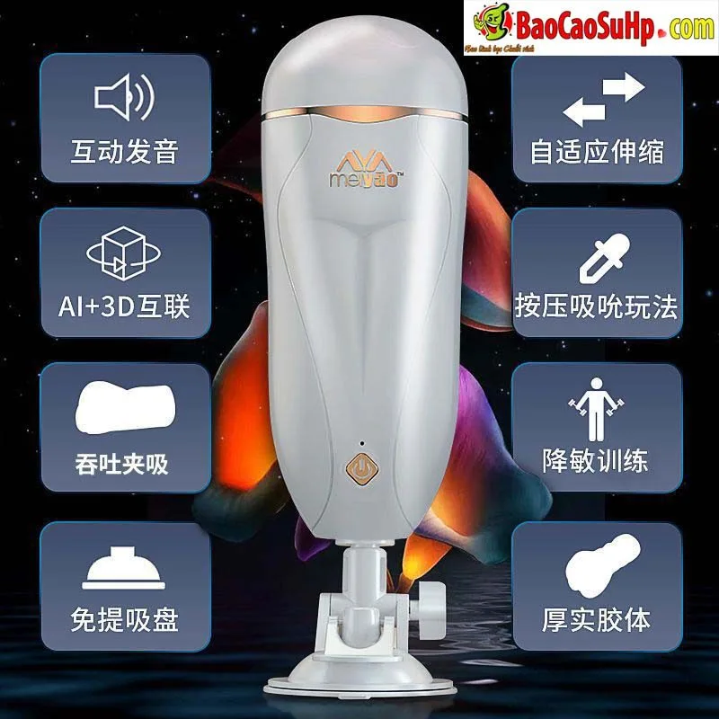 Meiyou Heated Vibrating Masturbation Mouth Cup Male Pleasure — photo 5