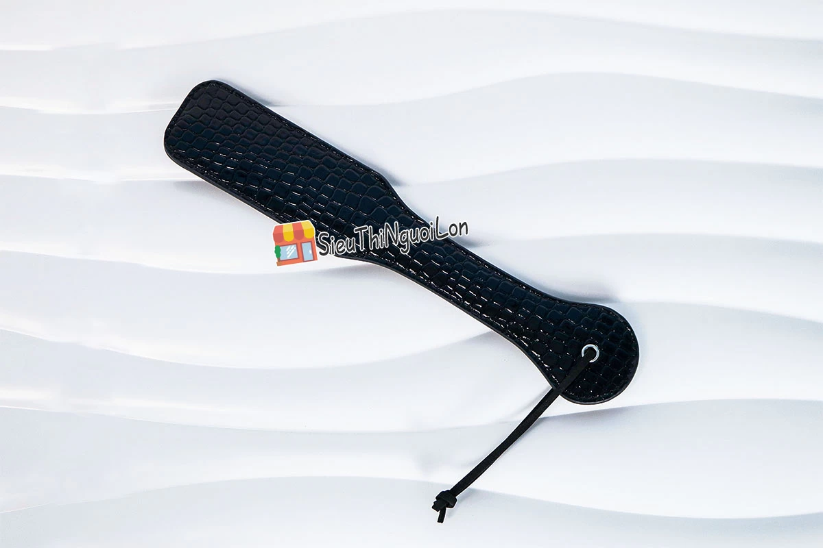 Leather Spanking Paddle BDSM Toy for Intense Pleasure — photo 2