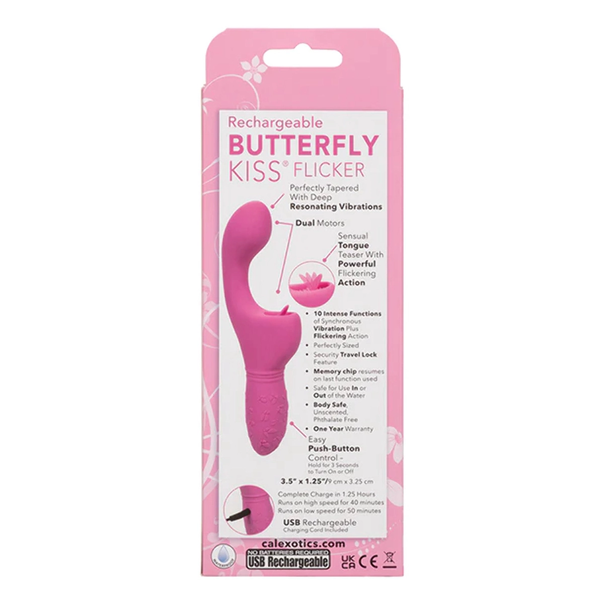CalExotics Kiss Flicker G-Spot Tongue Licking Vibrator — photo 2
