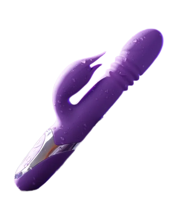 CalExotics Kisser Multi-Function Vibrating Thrusting Dildo