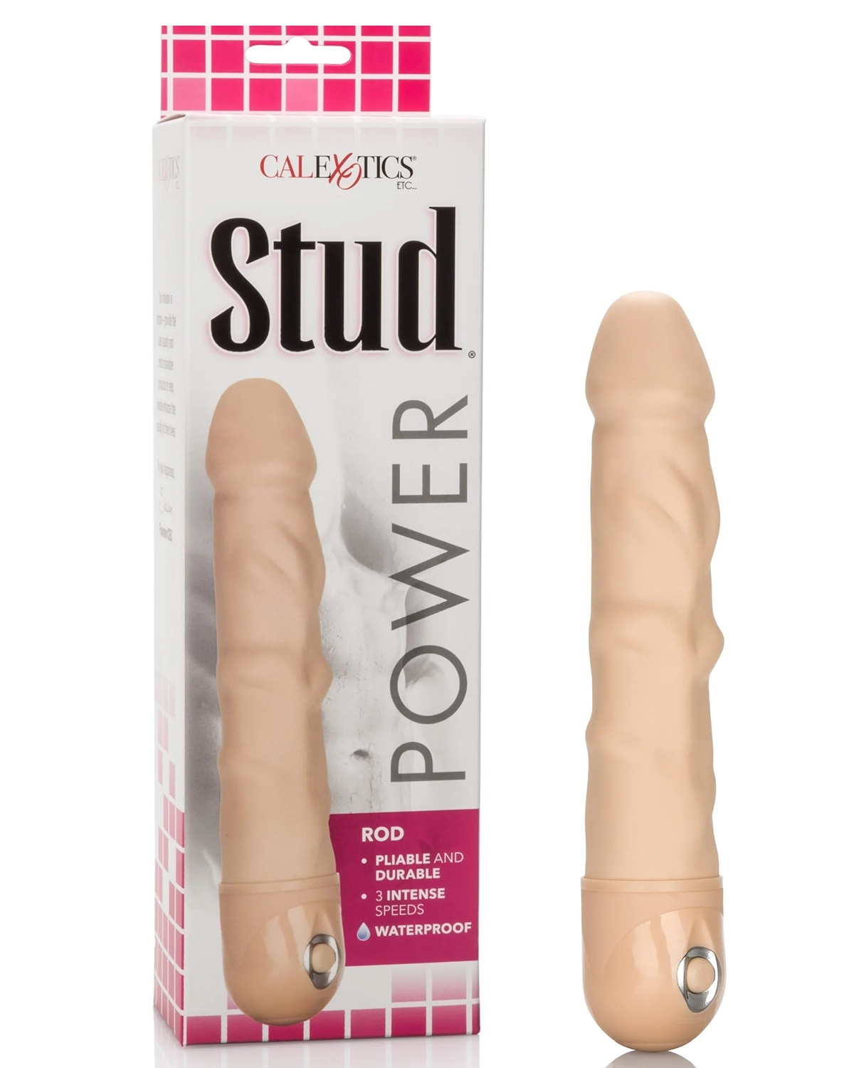 CalExotics Power Stud Rod 3-Speed Vibrating Dildo — photo 2