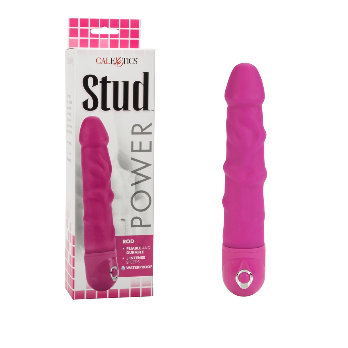 CalExotics Power Stud Rod 3-Speed Vibrating Dildo — photo 5