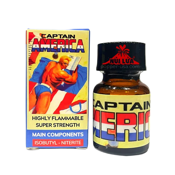 Captain America Popper 10ml Intense Sensation Aromatherapy