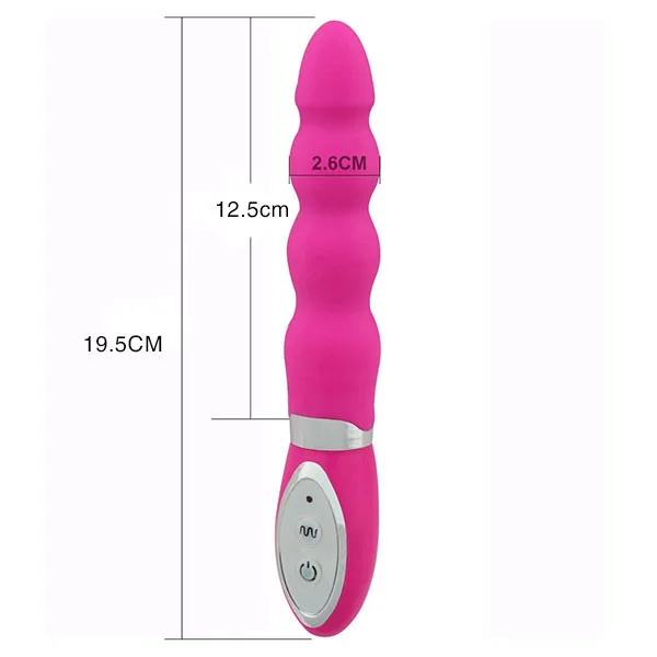 Wild Pearls Beads Vibe Silicone Anal Vibrator 10 Modes — photo 4
