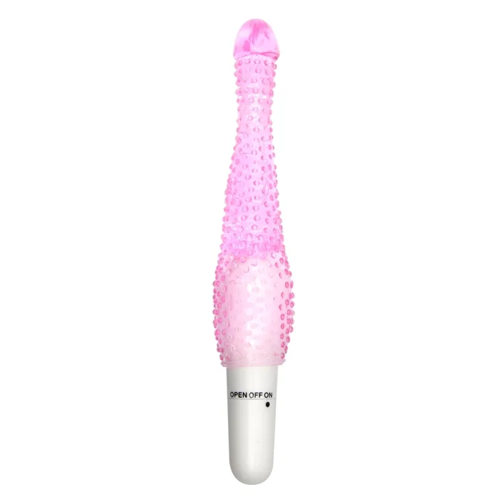 Vibratoe Mini Textured G-Spot Silicone Vibrator Pink — photo 2