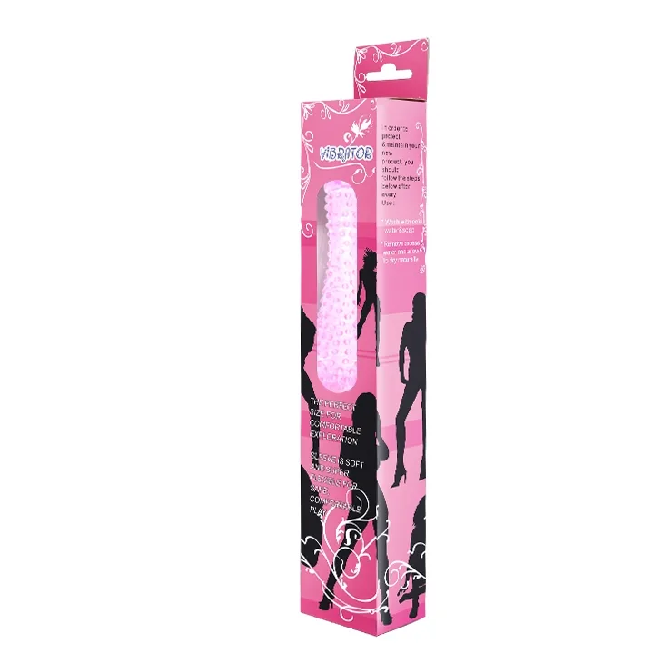 Vibratoe Mini Textured G-Spot Silicone Vibrator Pink — photo 4