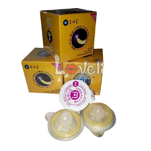 CD01 Large Beaded Textured Condom Max Intense Pleasure