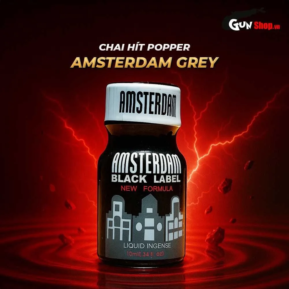 Popper PWD USA Amsterdam Grey 10ml Pleasure Enhancer — photo 3