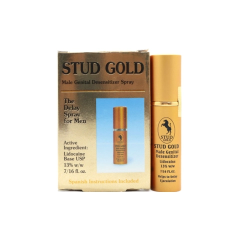 Stud Gold Delay Spray 12ml Numbing Prolong Performance — photo 7