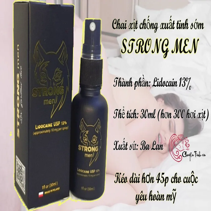 STRONG MEN delay spray with 13% Lidocaine — photo 3