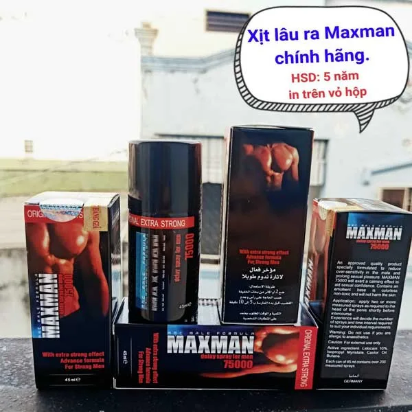 Maxman Delay Spray 45ml Prolong Male Performance US Formula — photo 4