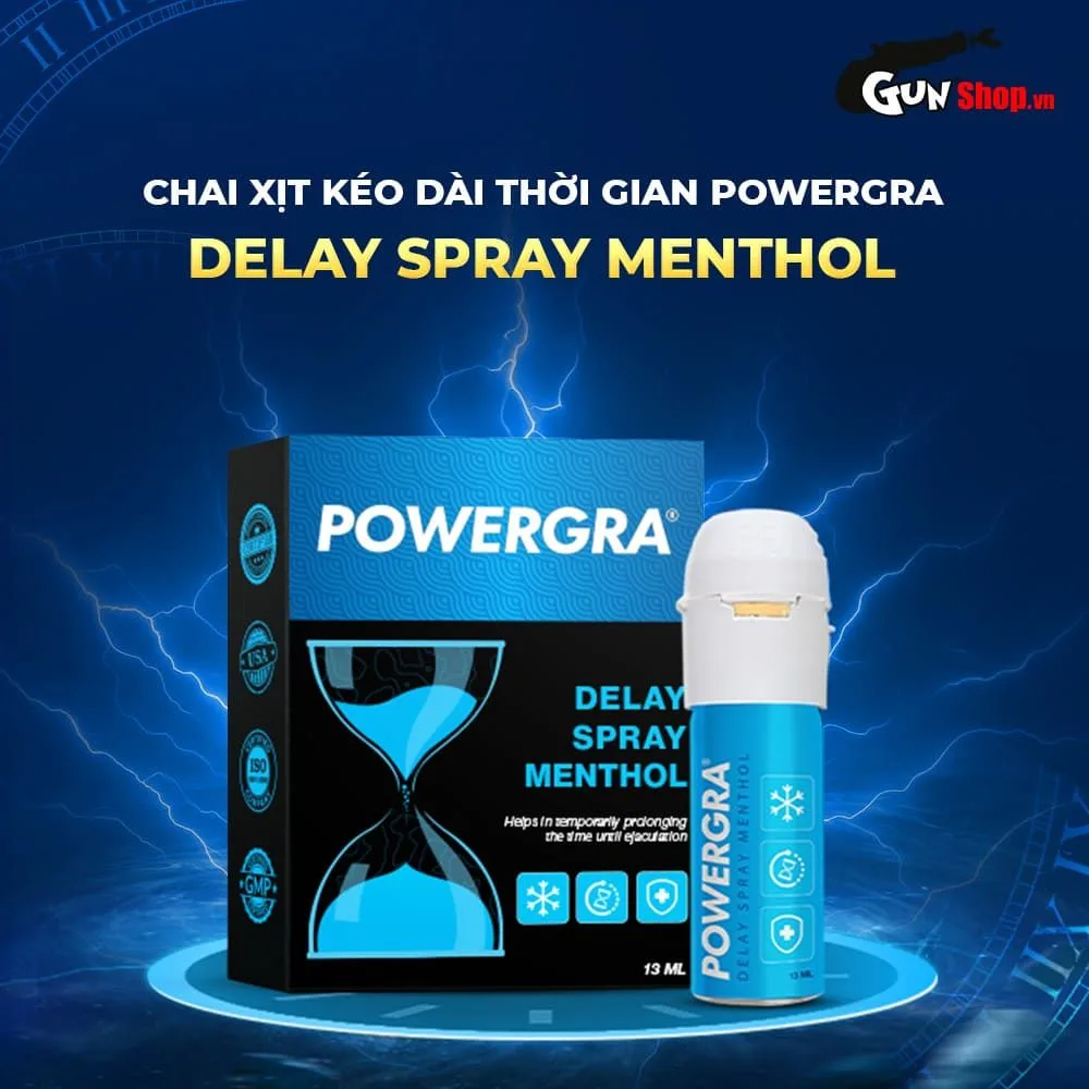 Powergra Menthol Delay Spray 13ml Male Sexual Confidence Booster — photo 4