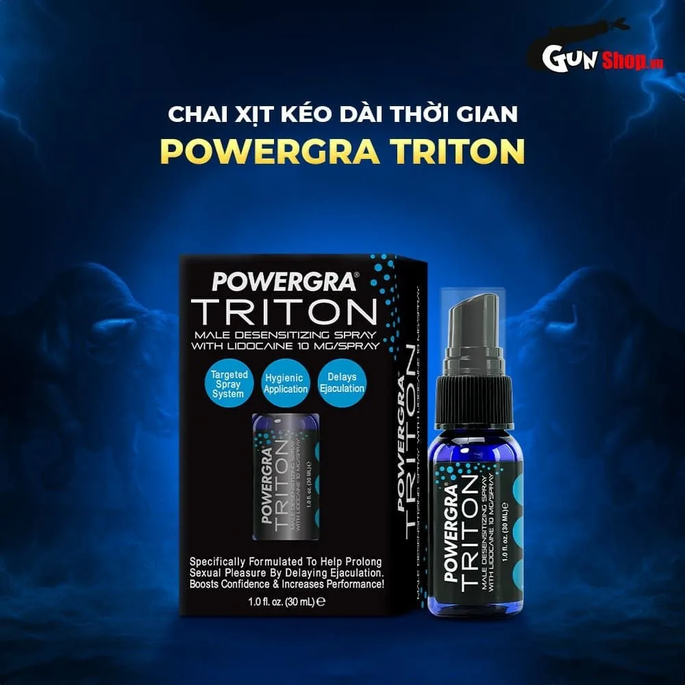 Powergra Triton Delay Spray 30ml Boost Male Performance — photo 4