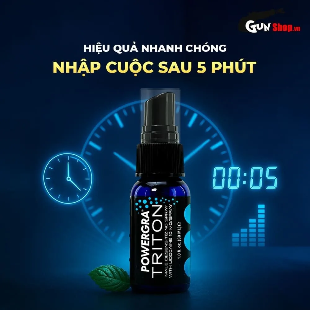 Powergra Triton Delay Spray 30ml Boost Male Performance — photo 6