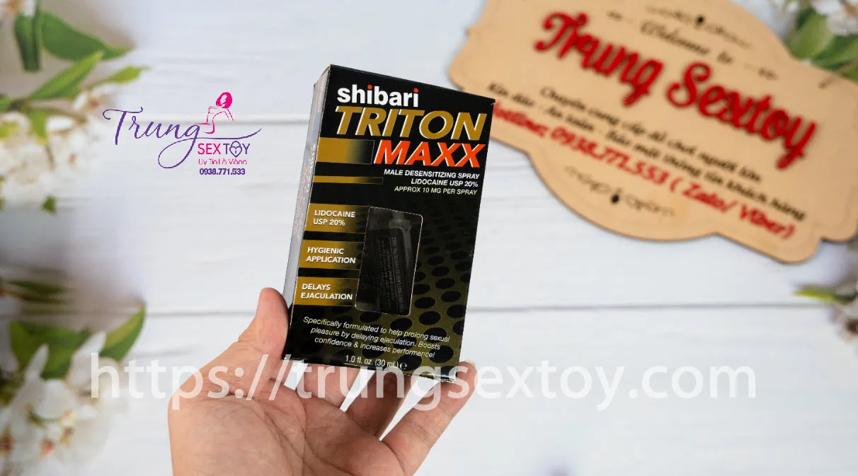 Shibari Triton Maxx Delay Spray Lidocaine 20% — photo 7