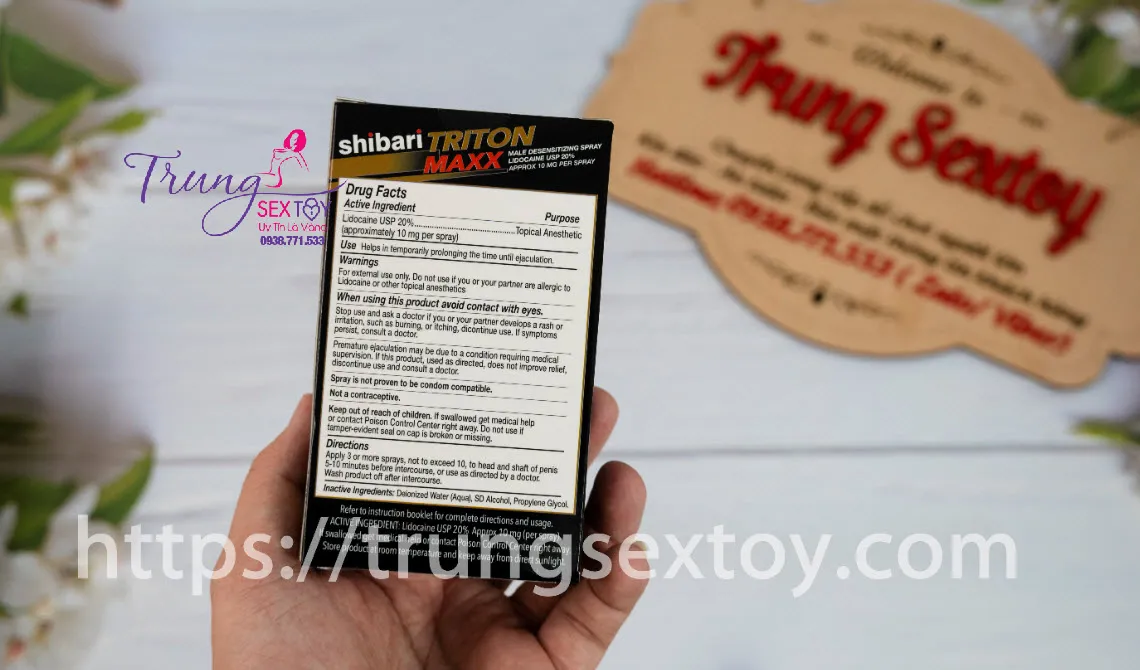 Shibari Triton Maxx Delay Spray Lidocaine 20% — photo 6