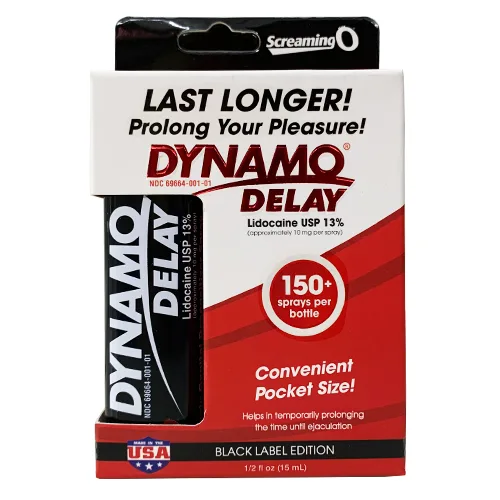Dynamo Delay Spray Black Label 15ml Prolong Performance — photo 2