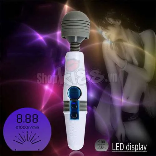 Louge LCD Touchscreen Powerful Multi-Purpose Vibrating Wand — photo 6